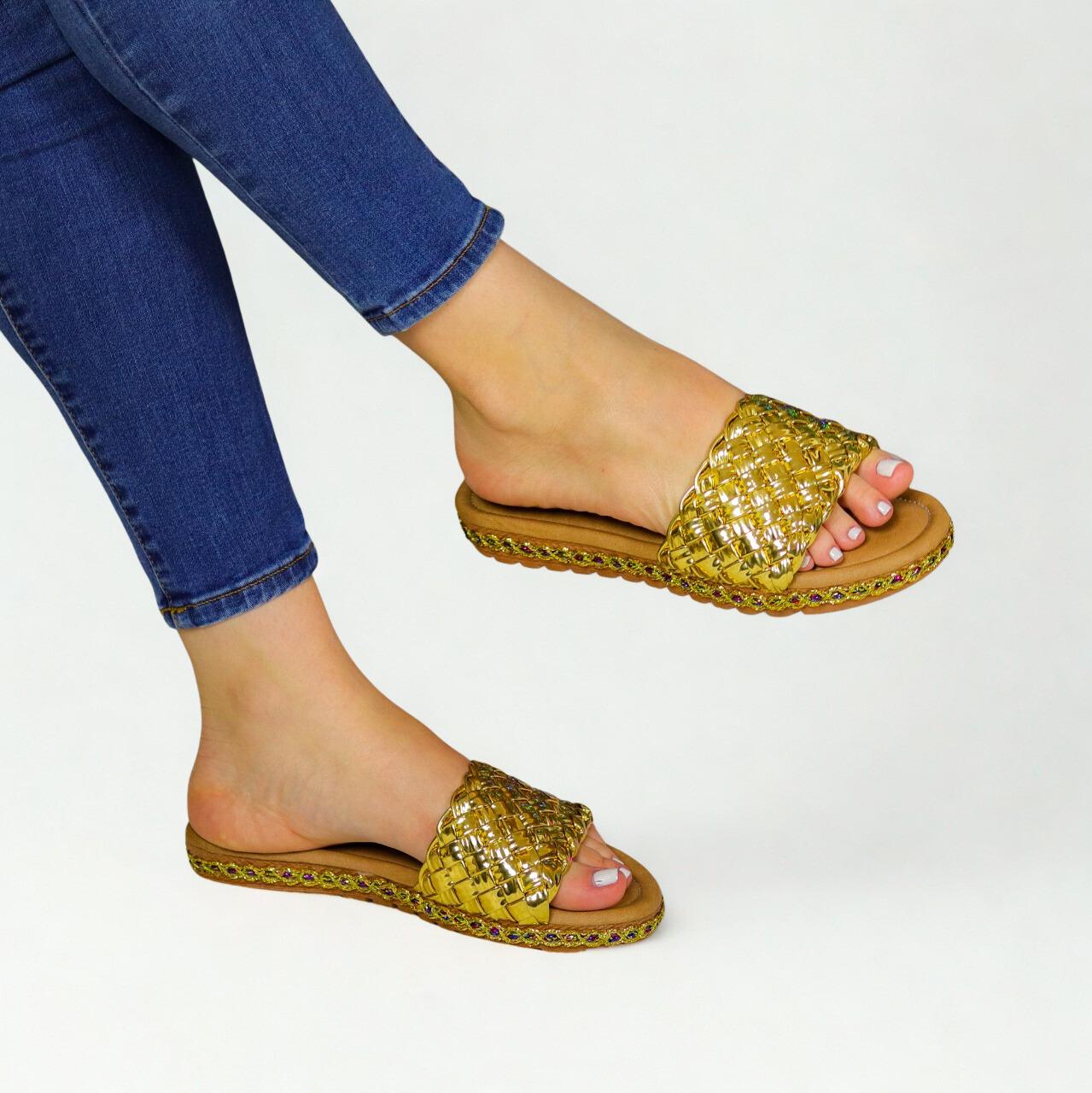 Sandalia Dorada Sol