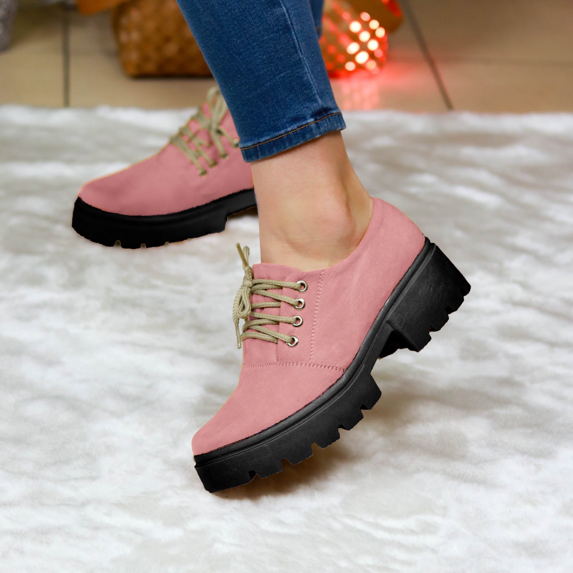 Botin Realizado En Gamuza. Variedad De Colores Para Elegir. Zapato Comodo Solido Y Peso Liviano