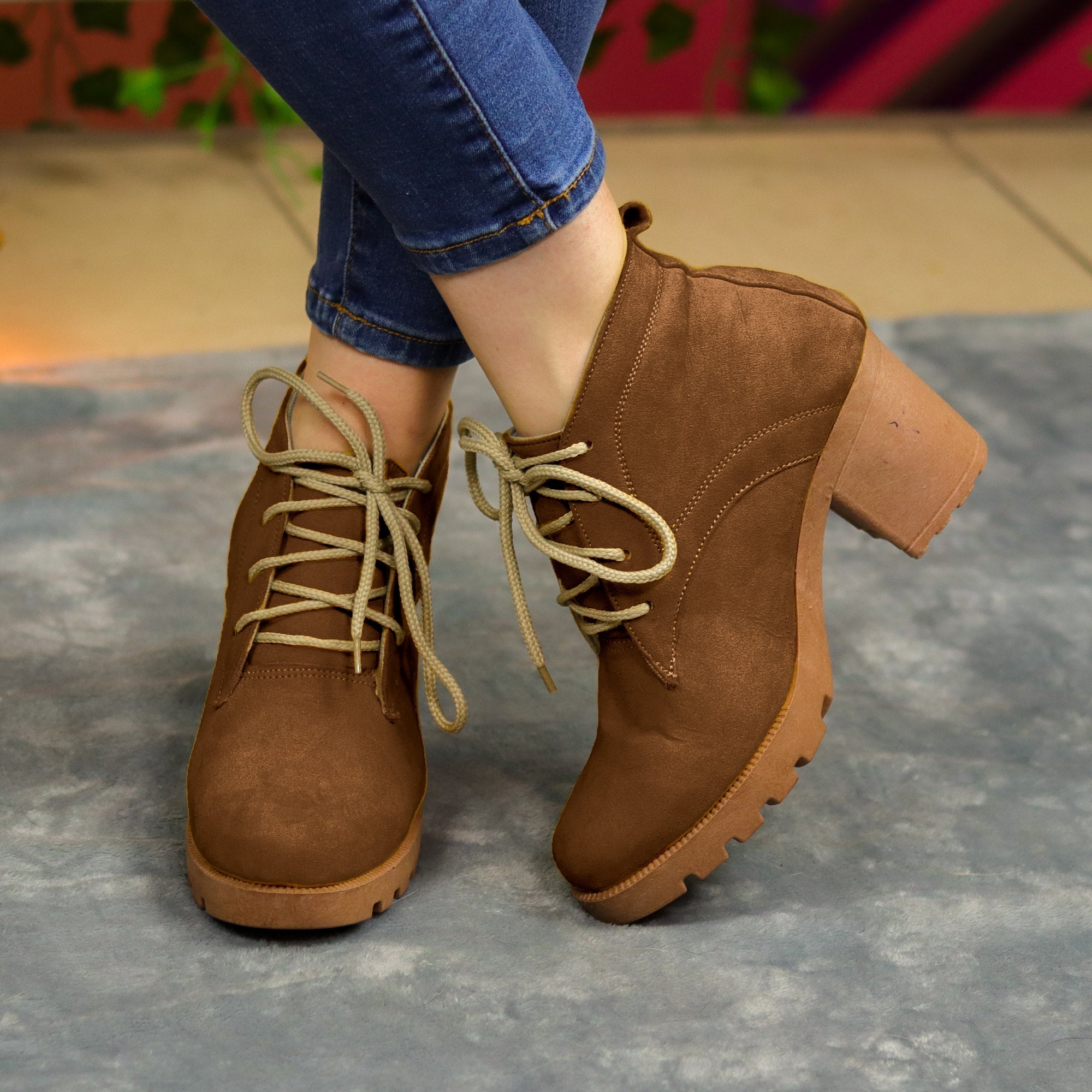 Botines Urbanos: Estilo Y Confort En Cada Paso Cafe / 35 Normal Zapatos Medianos